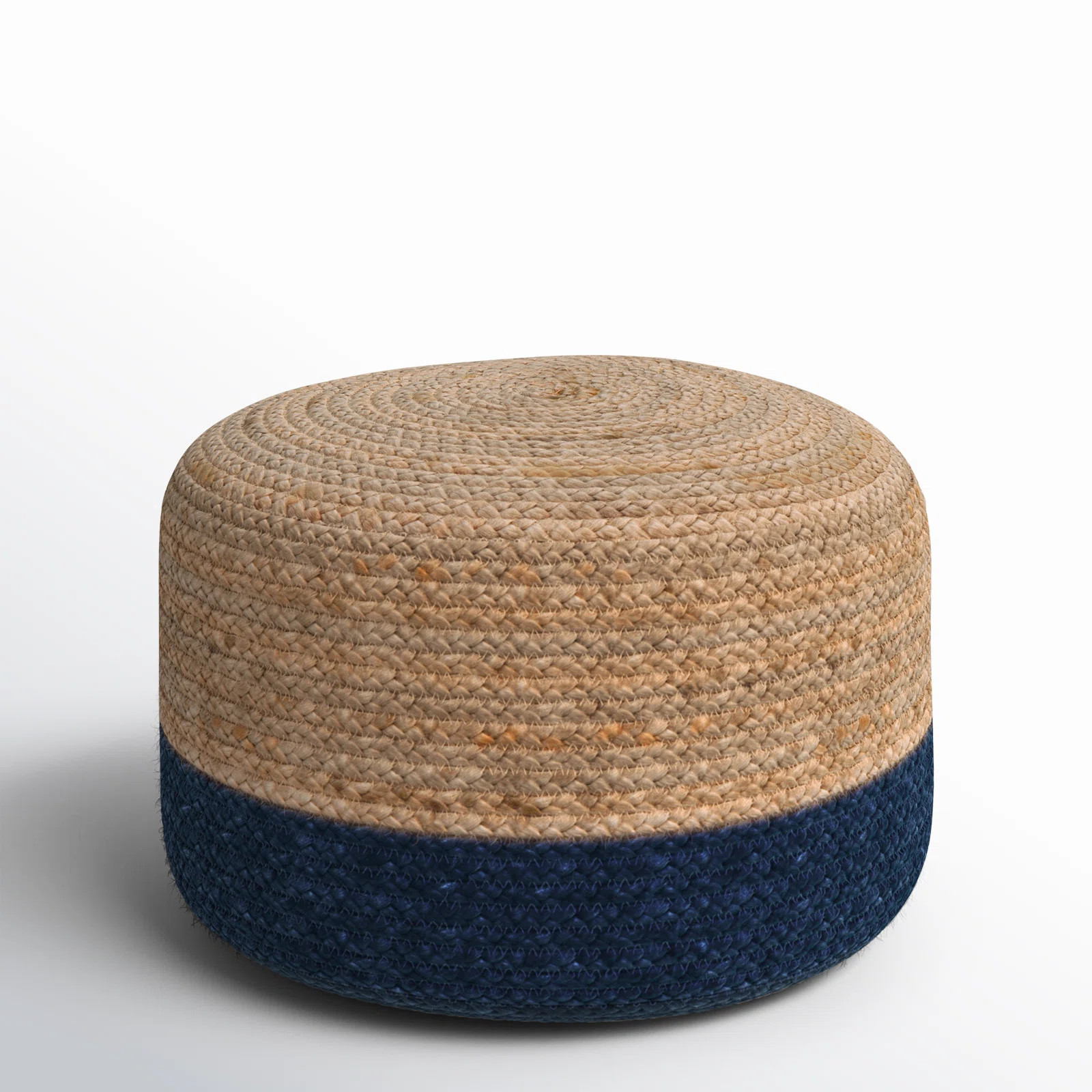 Teele 18" Wide Round Pouf Ottoman | Wayfair North America