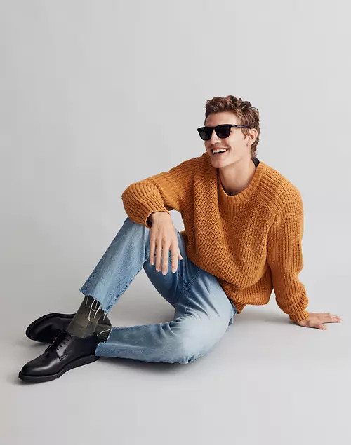 Oversized Fisherman Sweater | Madewell