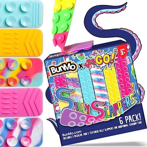 BUNMO Stocking Stuffers for Kids - Stretchy Sensory Strings - Sensory Toys for Kids - Stocking Stuffers for Boys and Girls - Hours of Fun - Sensorial Suction - 6 Pack | Amazon (US)