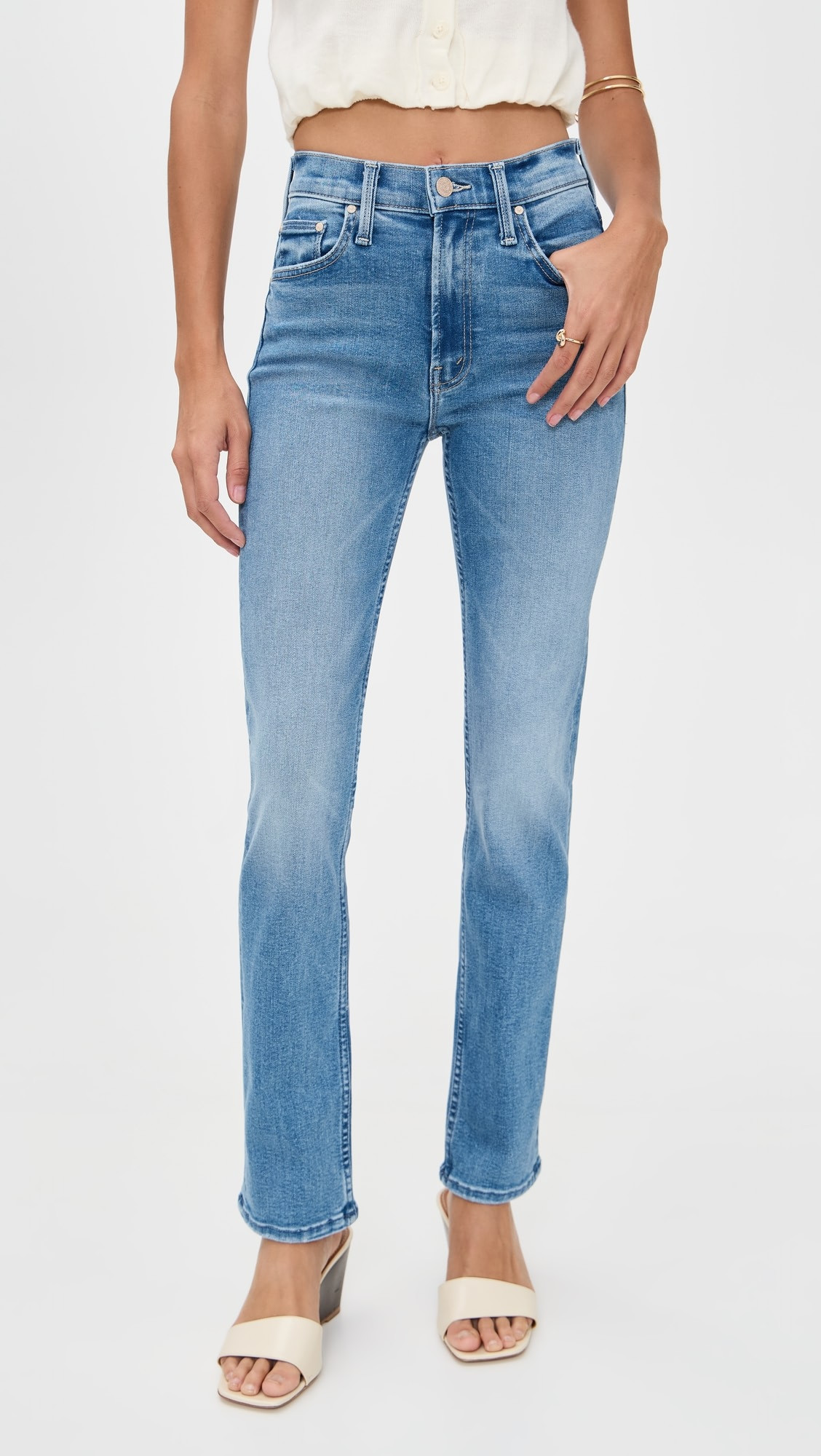 The Mid Rise Rider Hover Jeans | Shopbop