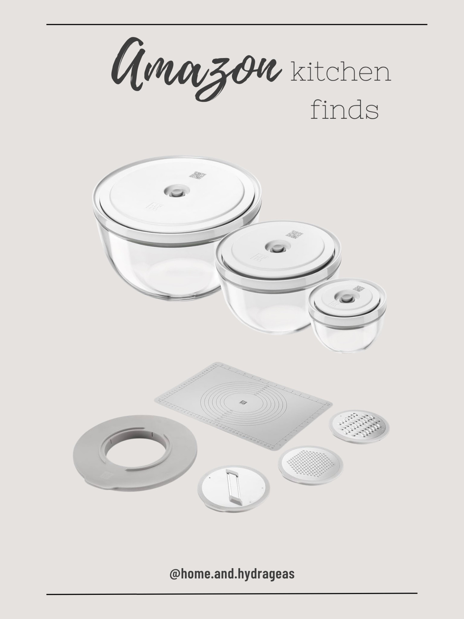 The only prep bowl set you’ll need 
#foodprocessingbowls #shredderbowls #foodprep #kitchenbowls 

#LTKHome