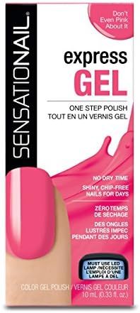 SensatioNail Express Gel Polish, Don't Even Pink About It, 1.36 Ounce (Pack of 2) | Amazon (US)