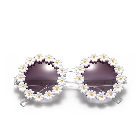 Adult Groovy Sunglasses Adult Round Daisy Sunnies Daisy | Etsy | Etsy (US)