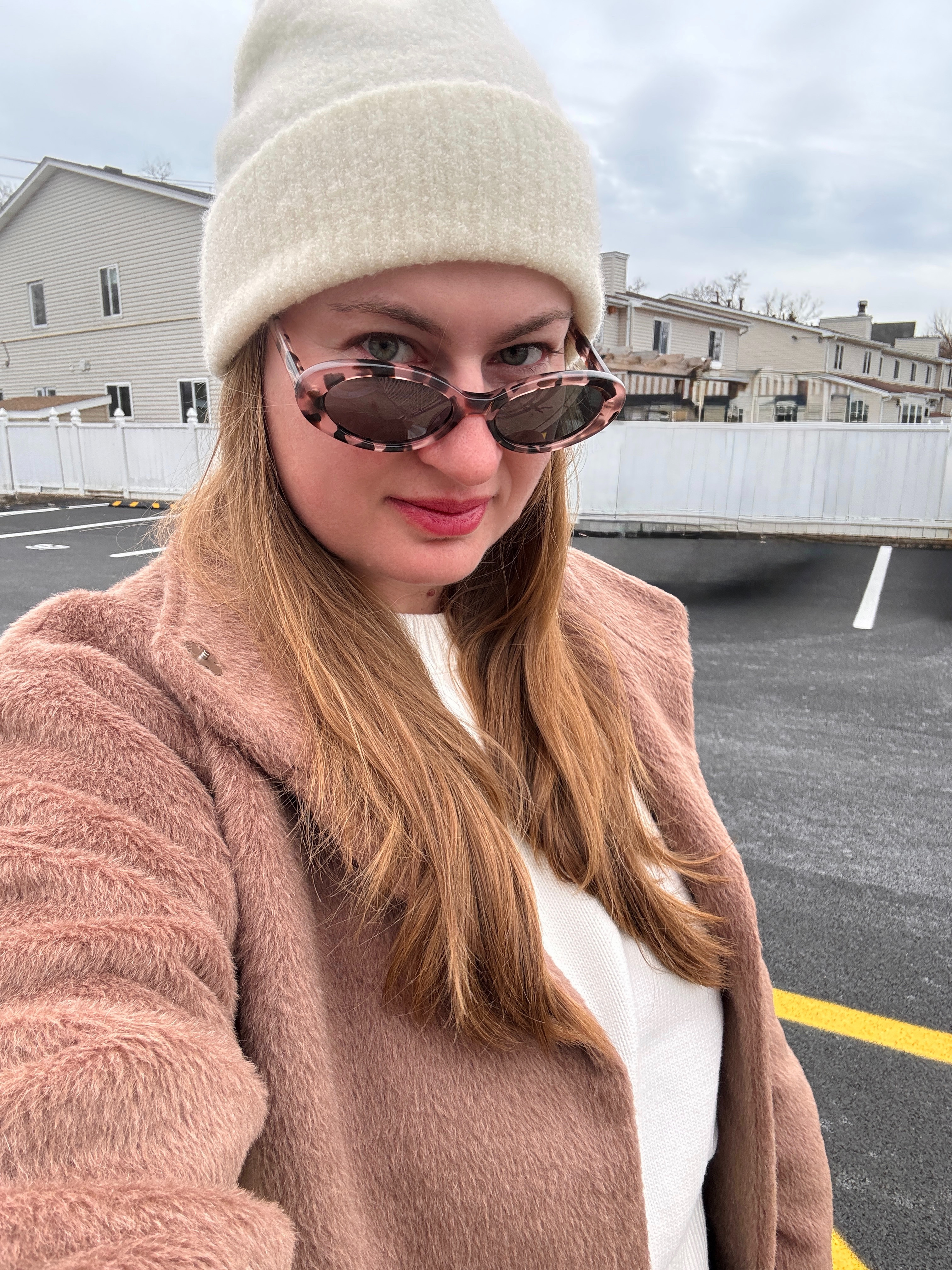 Keeping warm this winter with @OneQuince 😍 
Today the weather is expected to be brutal - so here’s what I wore: 
🧡Alpaca wool coat (Warmest thing in my closet) 
🧡Polarized sunglasses - because sun is even more blinding when there’s snow everywhere!
🧡Organic Cotton sweater I wear year-long

🧡Browse other Quince items I have in my closet below! 

#QuincePartner  

 #LTKootd #LTKSaleAlert #LTKMidsize