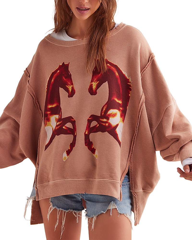 Free People Graphic Camden Sweatshirt | Bloomingdale's (US)
