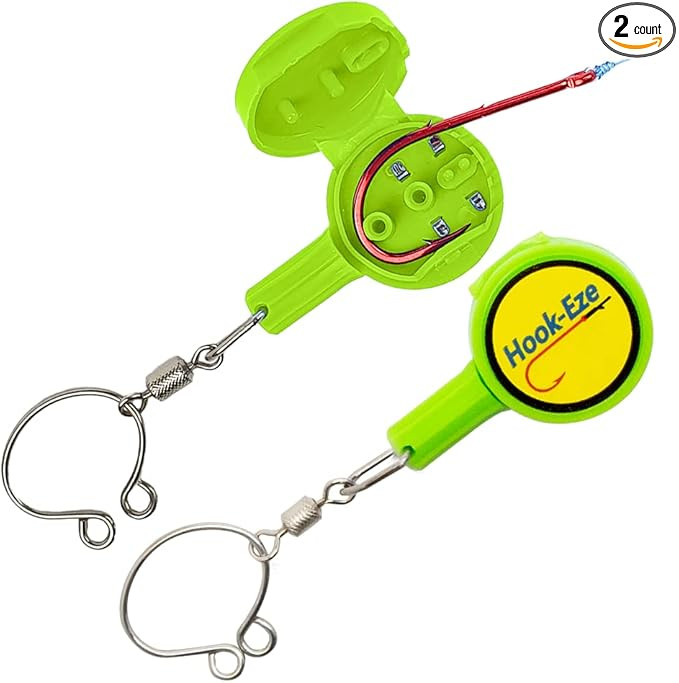 HOOK-EZE Fishing Gear Knot Tying Tool - Cover Fishing Hooks While Tying Strong Fishing Knots. Qui... | Amazon (US)
