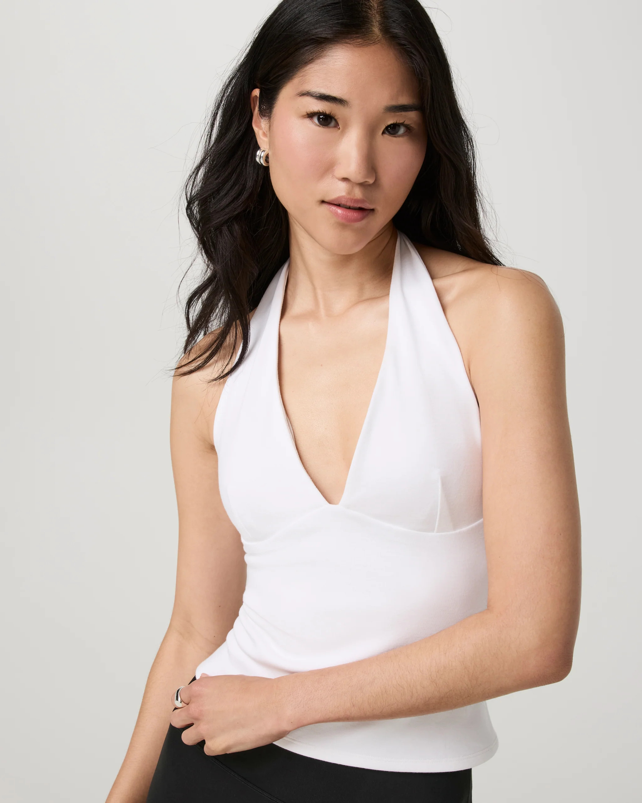 Everyday Cotton Stretch Plunge Halter | Vuori Clothing (US & Canada)