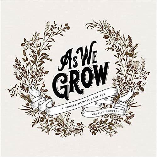 As We Grow: A Modern Memory Book for Married Couples | Amazon (US)