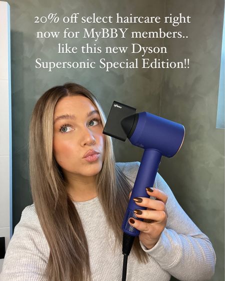 Dyson in stock at best buy! I love this blow dryer - if you’re a Best Buy member you get 20% off select hair air items like this Dyson!! Sign up on Best Buy.com it’s called the MYBBY membership! 

#LTKsalealert #LTKbeauty #LTKCyberweek