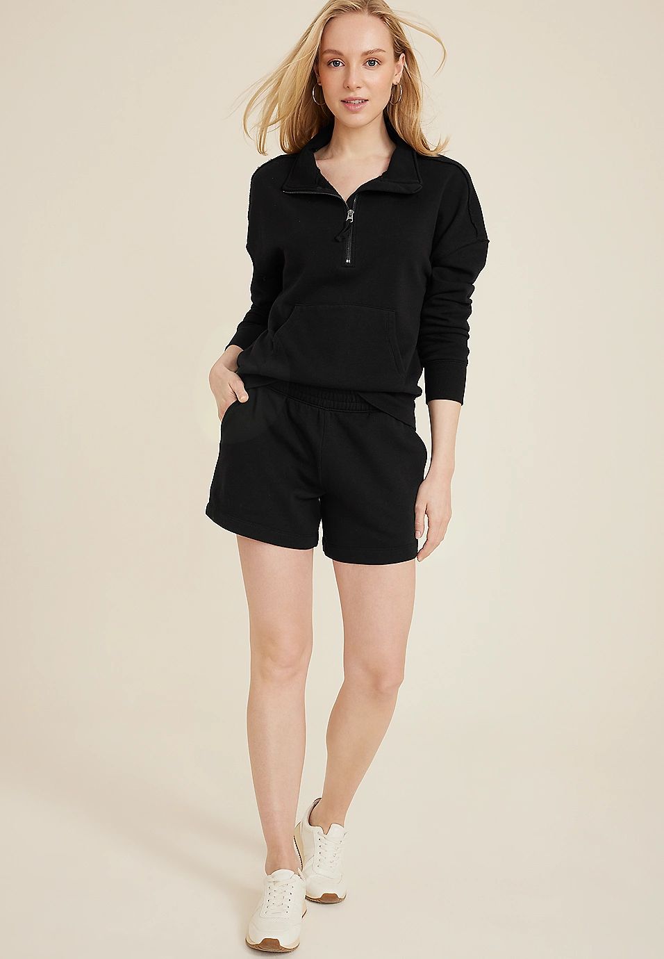 Club Fleece High Rise 4in Short | Maurices