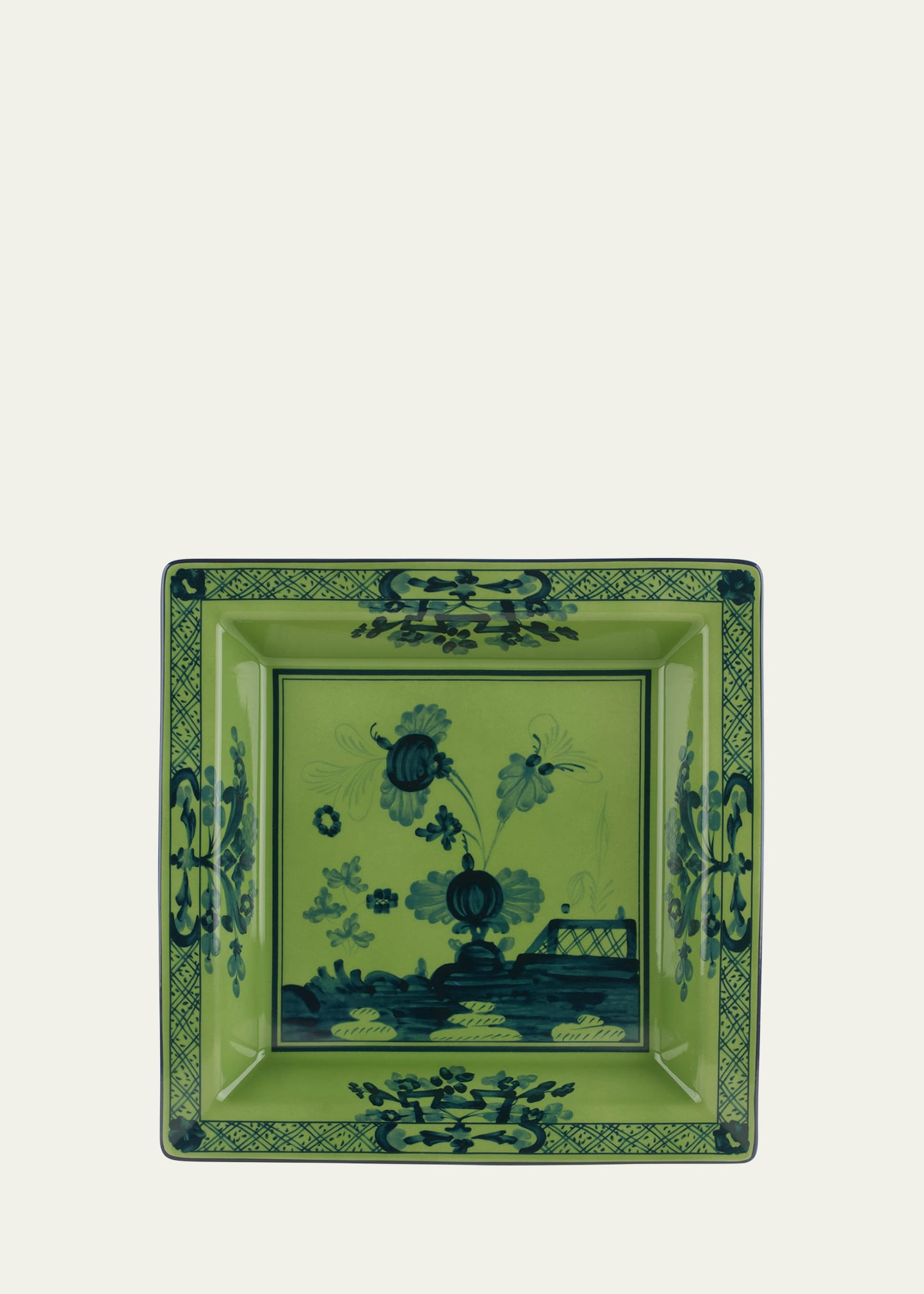 GINORI 1735 Malachite Squared Porcelain Tray | Bergdorf Goodman