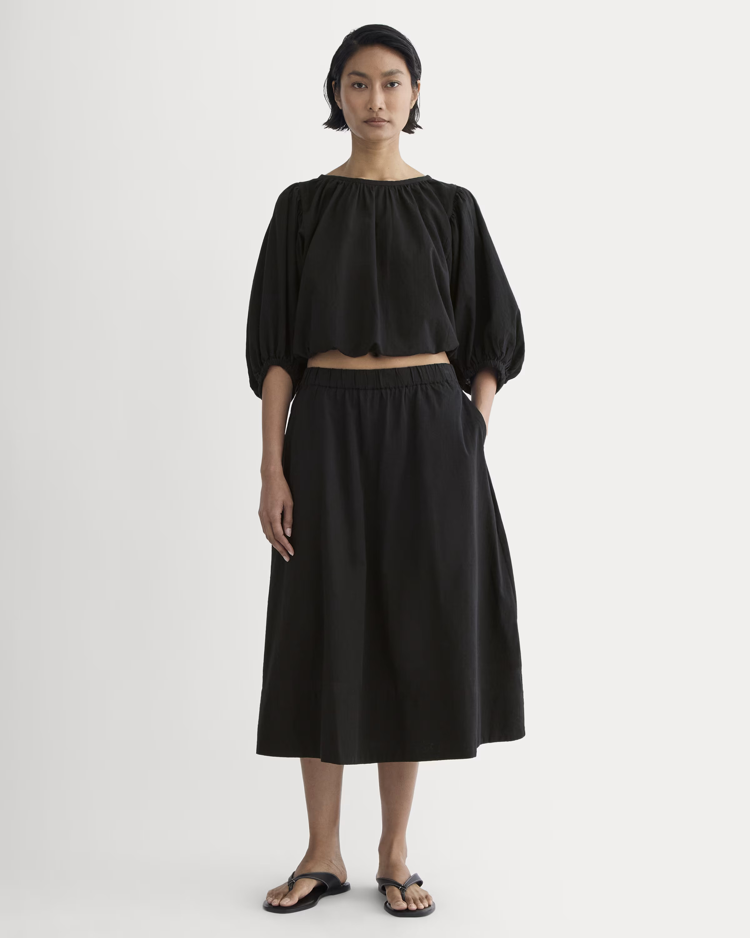 The Gauze Tiered Skirt | Everlane