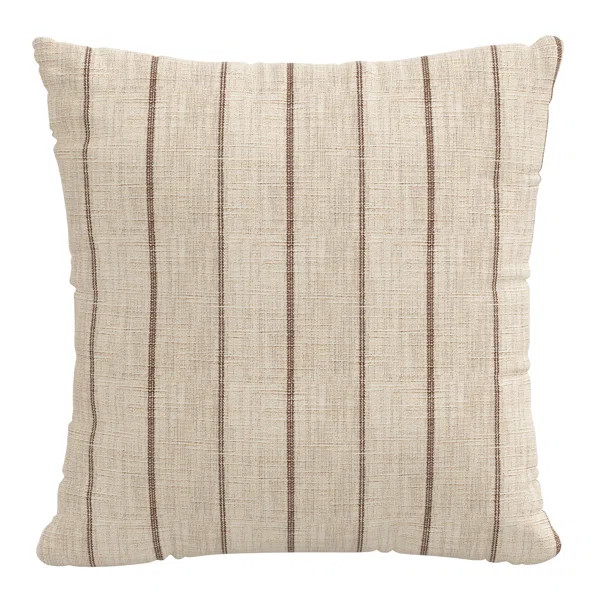 Esta Striped Cotton Blend Reversible Throw Pillow | Wayfair North America