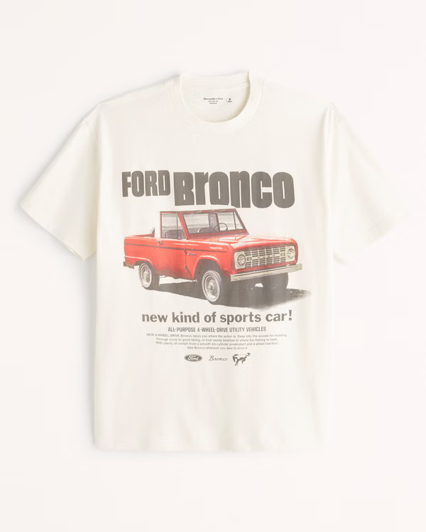 Oversized Bronco Graphic Tee | Abercrombie & Fitch (US)