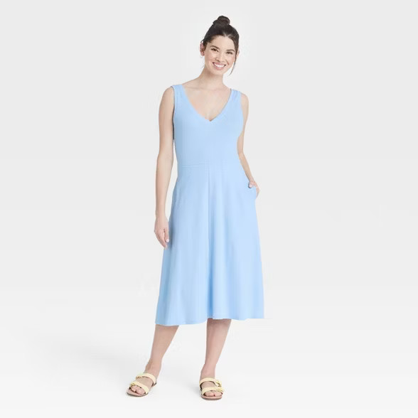 Women's Sleeveless Rib Knit Ballet Dress - A New Day™ | Target
