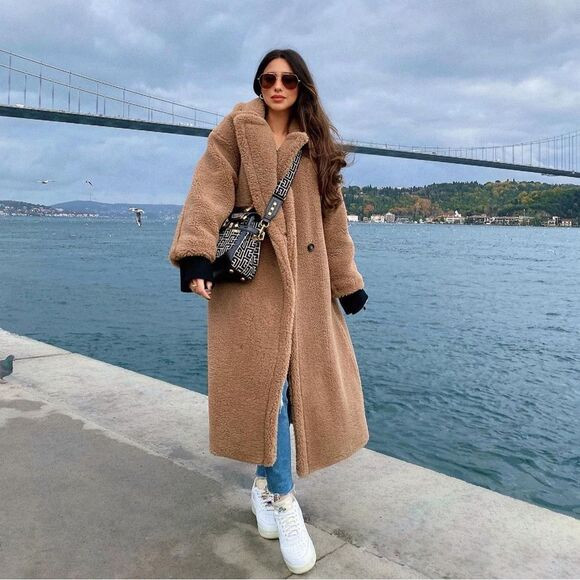 Mango Faux Fur Coat New | Poshmark