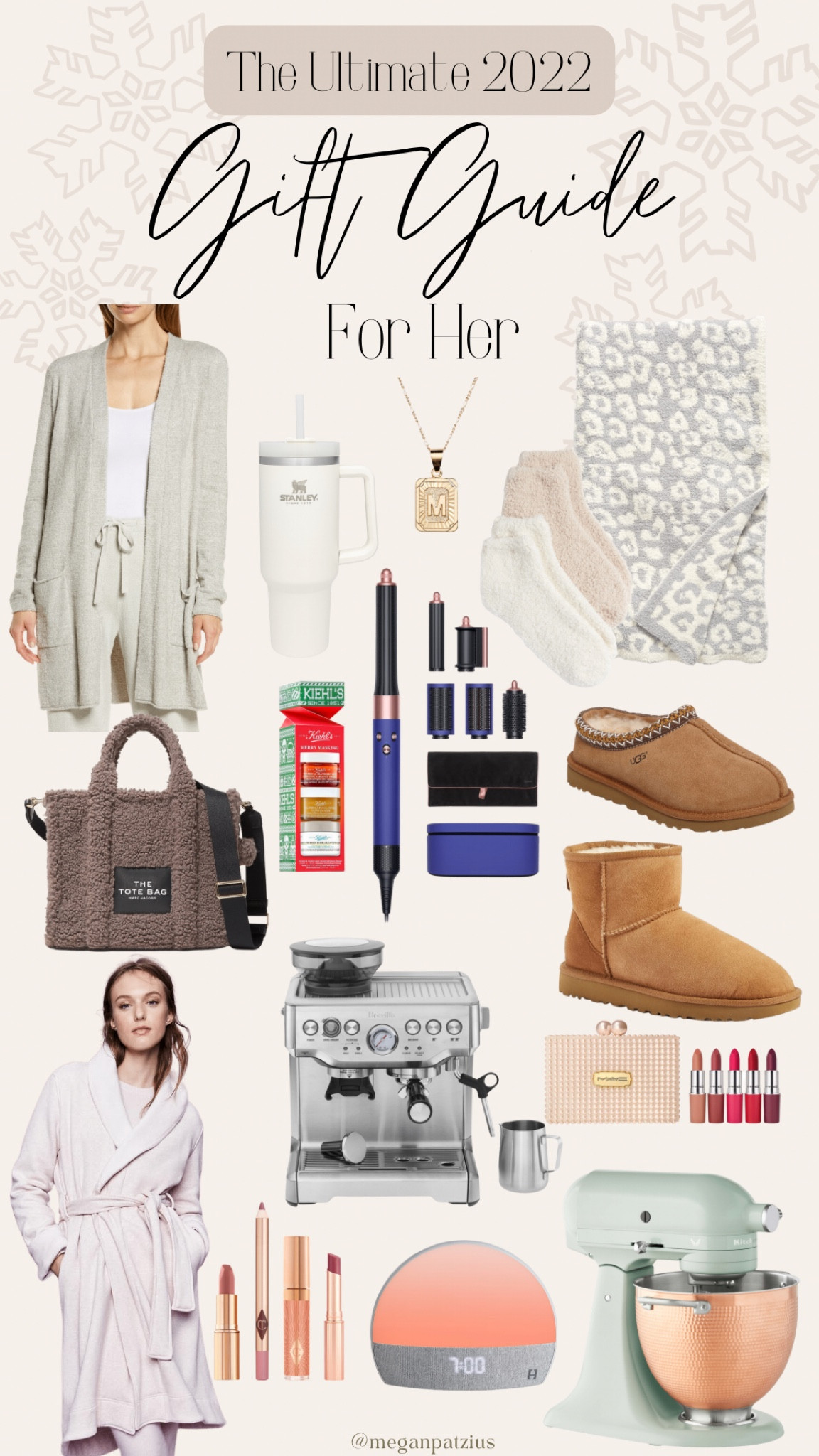 The Ultimate 2022 Gift Guide for her ✨ The most wanted gifts for any woman in your life. Wife, mom, friend, sister, or mother in law. Top selling gifts any girl would love! Cozy robe, slippers and Ugg boots. Luxury makeup gift sets. The best expresso machine and Kitchenaid mixer. 




#LTKHoliday #LTKSeasonal #LTKCyberweek