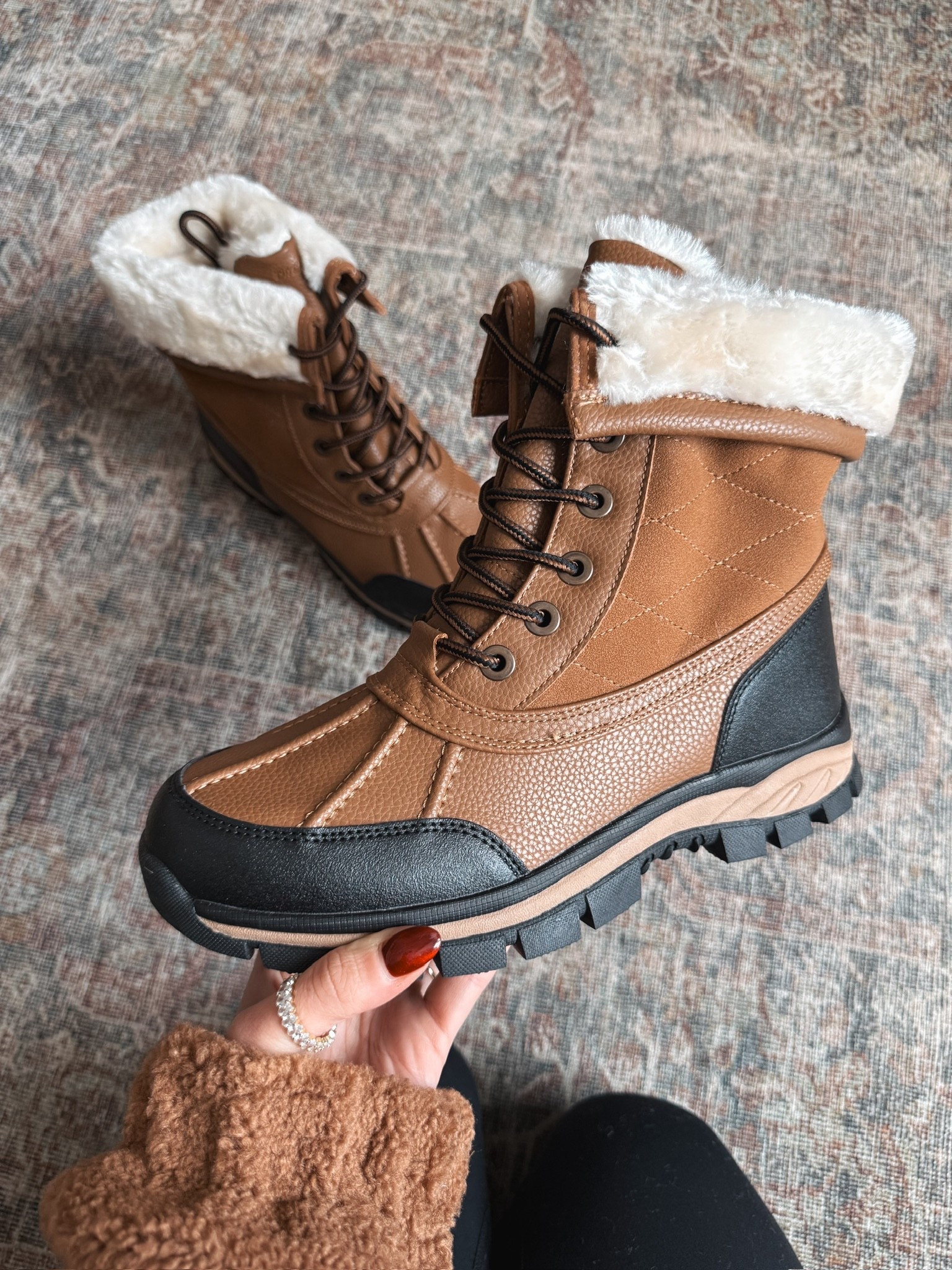 These boots are so cute + practical. We have already gotten plenty of snow and these have been SO good! 

#LTKmorningroutine #LTKSeasonal #LTKmomlife