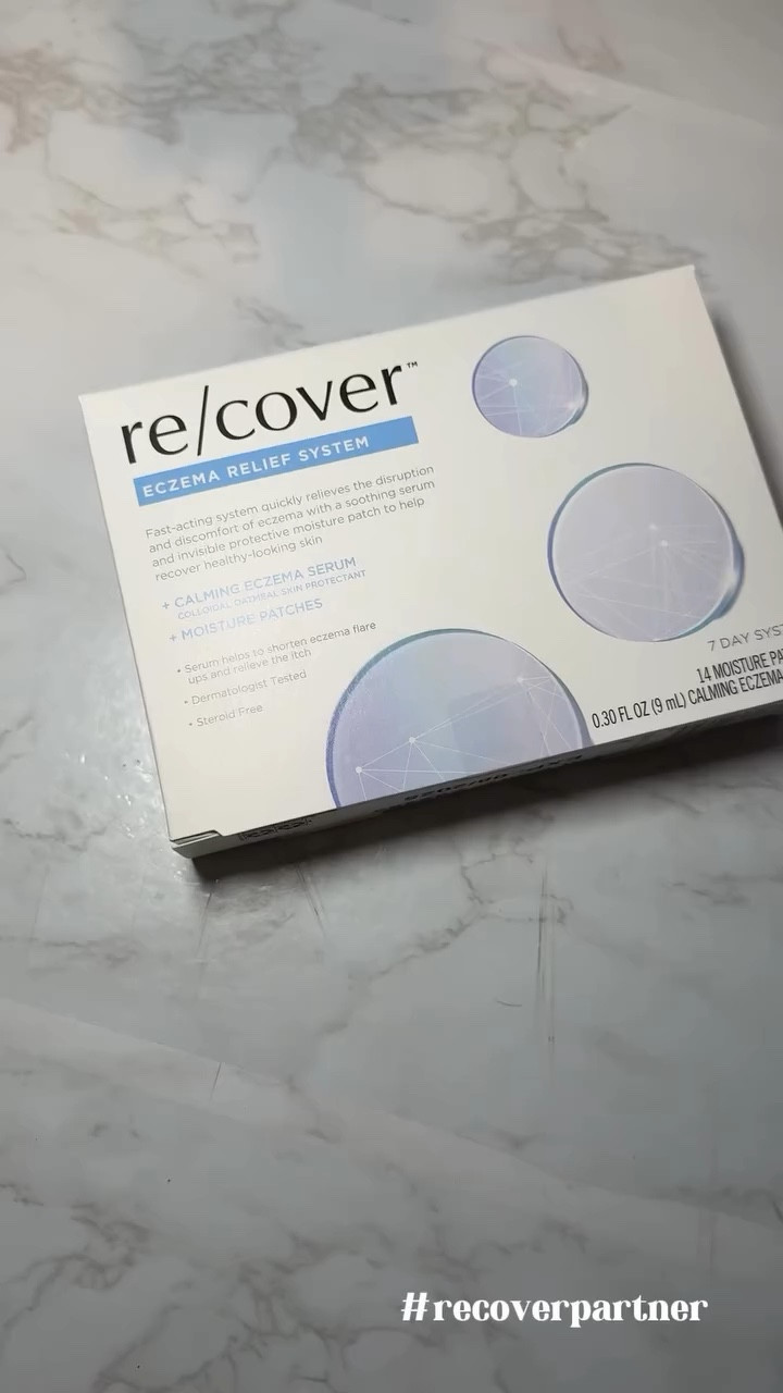 #recoverpartner I am so excited to be partnering with @recoverskincare for their eczema cream and patches. As someone who suffers from eczema, the cream and patches have truly been a lifesaver and with it being so easy to apply, I have never felt more confident about my eczema patches. The system is very simple and the virtually invisible design makes me feel confident about going out in public with them on. Check them out for yourself if you too have eczema or know someone who does! #recover