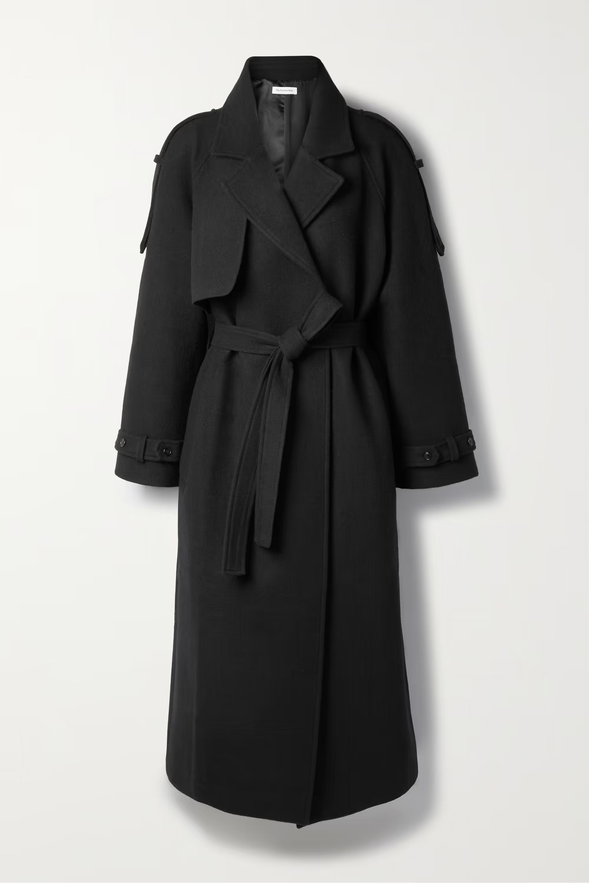 Suzanne belted wool-blend felt trench coat | NET-A-PORTER (UK & EU)