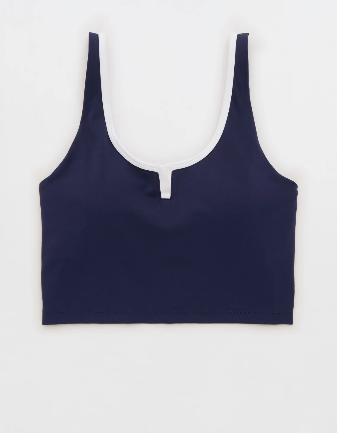 OFFLINE By Aerie Real Me Tipped Low Key Longline Sports Bra | Aerie