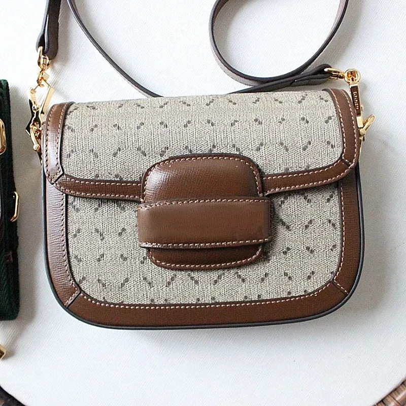 Designer Genuine Leather Saddle Bag For Women   1955 Purse, Mini Handbag, Crossbody, Tote With Wa... | DHGate