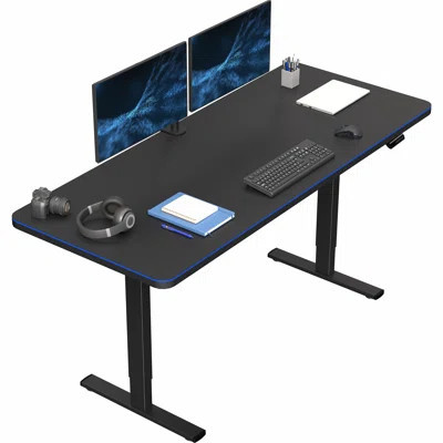 VIVO Electric 71” x 30” Stand Up Desk with RGB, DESK-KIT-1B7BP | Wayfair North America
