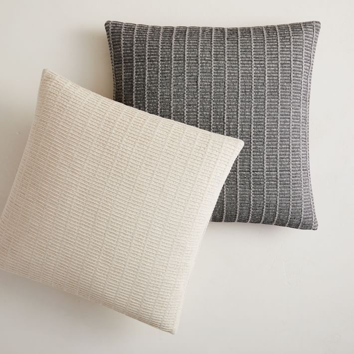 Ladder Stripe Pillow Cover | West Elm (US)