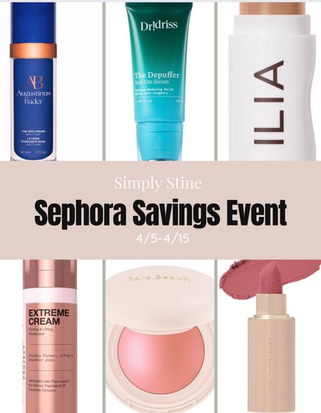 Sephora Savings Event is back! Use code YAYSAVE to save some $$$. Here are the skincare, makeup and other products I am suggesting. Full post on Simply Stine! 

#LTKxSephora #LTKover40 #LTKbeauty
