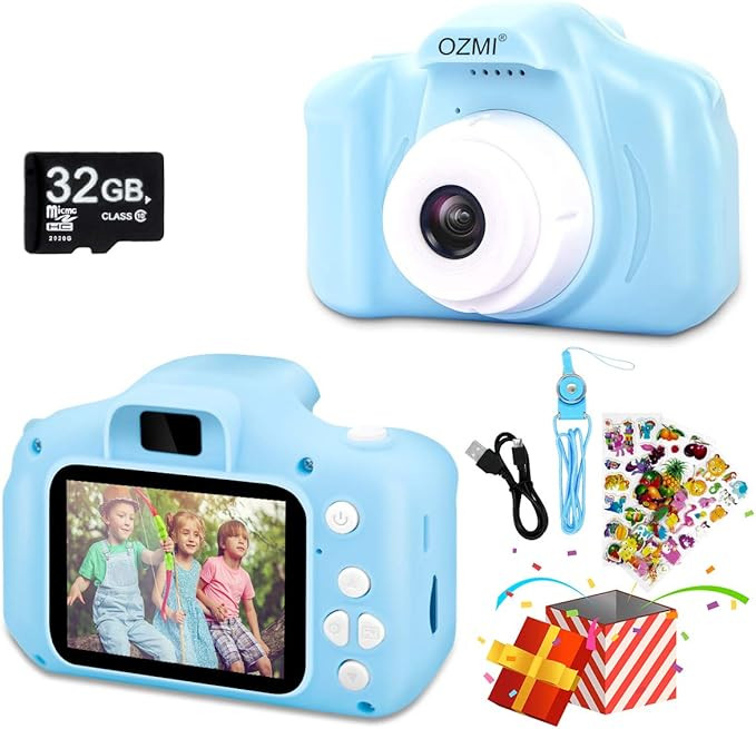 OZMI Upgrade Kids Selfie Camera, Christmas Birthday Gifts for Boys Age 3-12, Children Digital Cam... | Amazon (US)