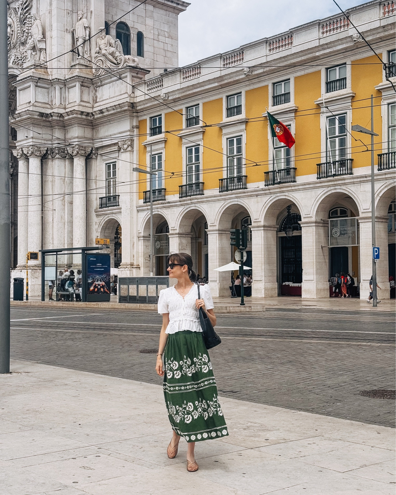 A skirt and blouse combination for a perfect day in Lisbon. This embroidered skirt is almost sold out!

#LTKSeasonal #LTKTravel #LTKOver40
