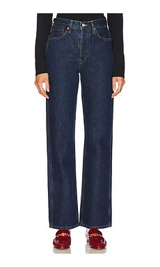 RE/DONE 90's High Rise Loose Jeans in Heritage Rinse from Revolve.com | Revolve Clothing (Global)