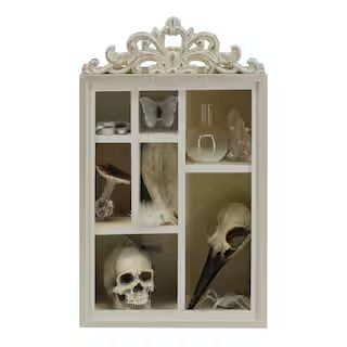 15.75" White Halloween Cabinet Decoration by Ashland® | Michaels | Michaels Stores