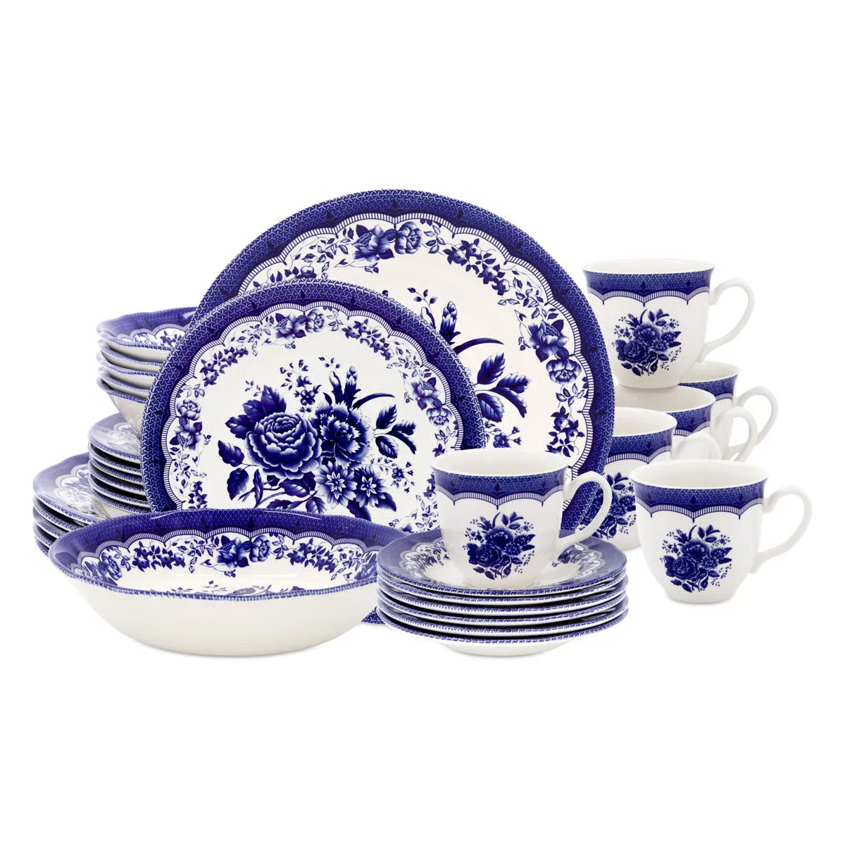 Victoria 30 Piece Dinnerware Set, Service for 6 | Wayfair North America