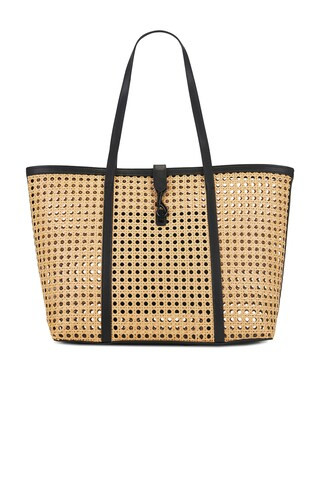 Rebecca Minkoff Megan Large Tote in Natural & Black from Revolve.com | Revolve Clothing (Global)