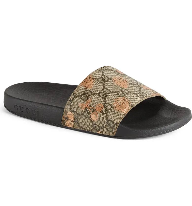 Pursut GG Supreme Canvas Slide Sandal | Nordstrom