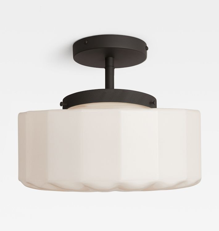 Trask 6" Fitter Semi-Flush Mount | Rejuvenation