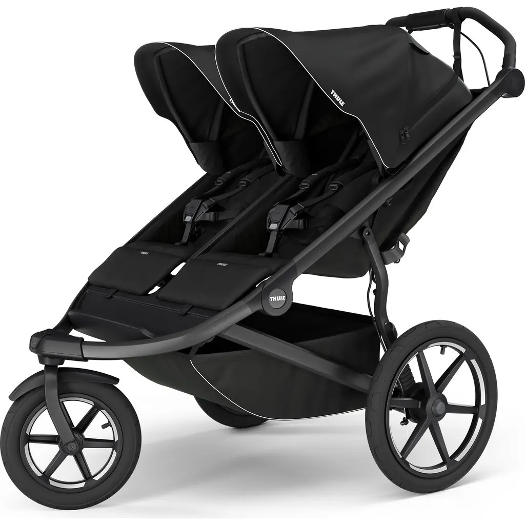 Thule Urban Glide 3 Double All-Terrain Stroller in Black at Nordstrom | Nordstrom