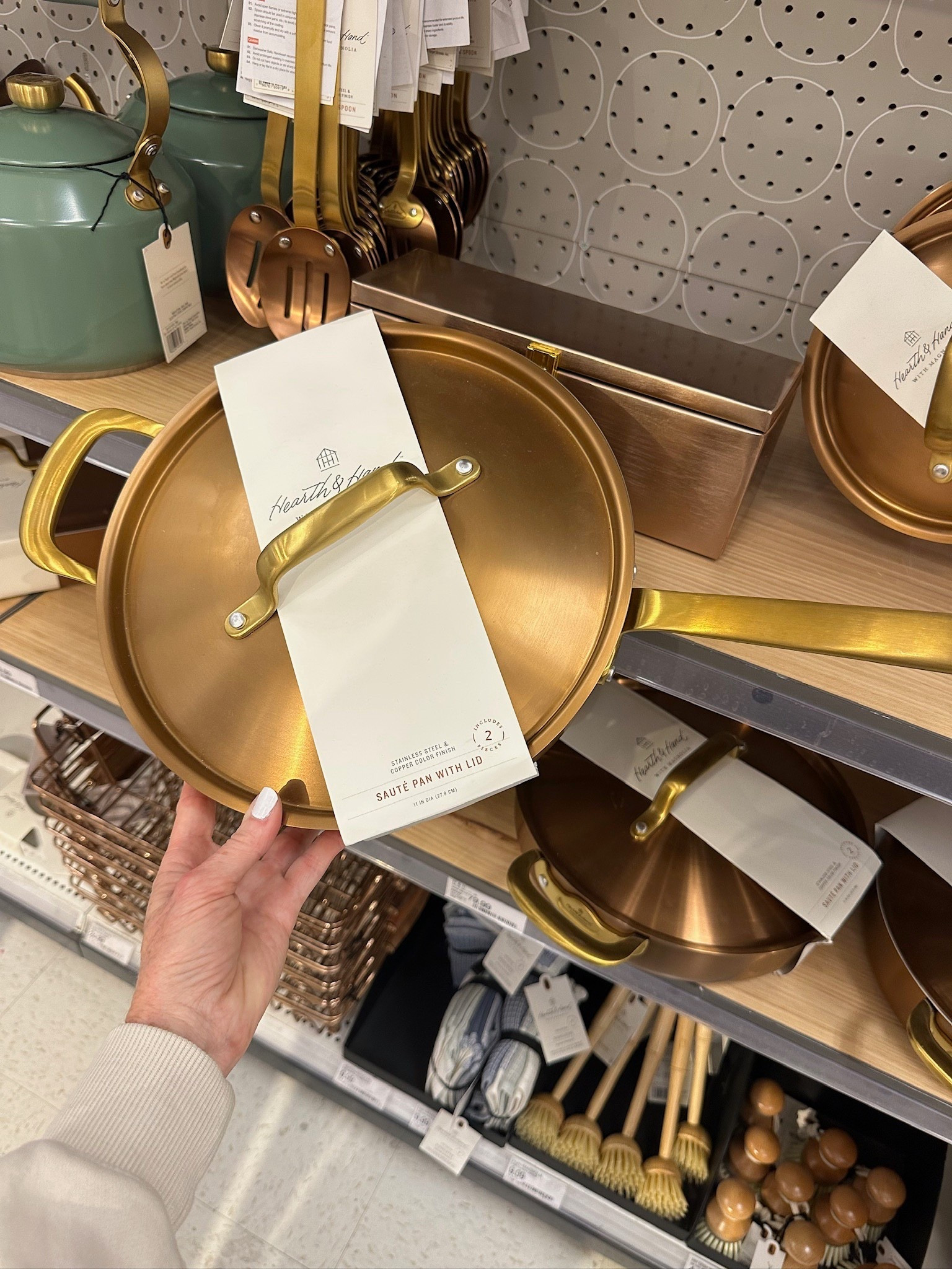 Beautiful copper pan from Target! 