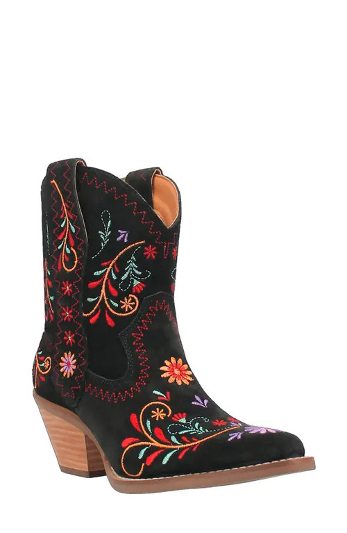 Dingo Sugar Bug Embroidered Western Boot in Black at Nordstrom, Size 11 | Nordstrom