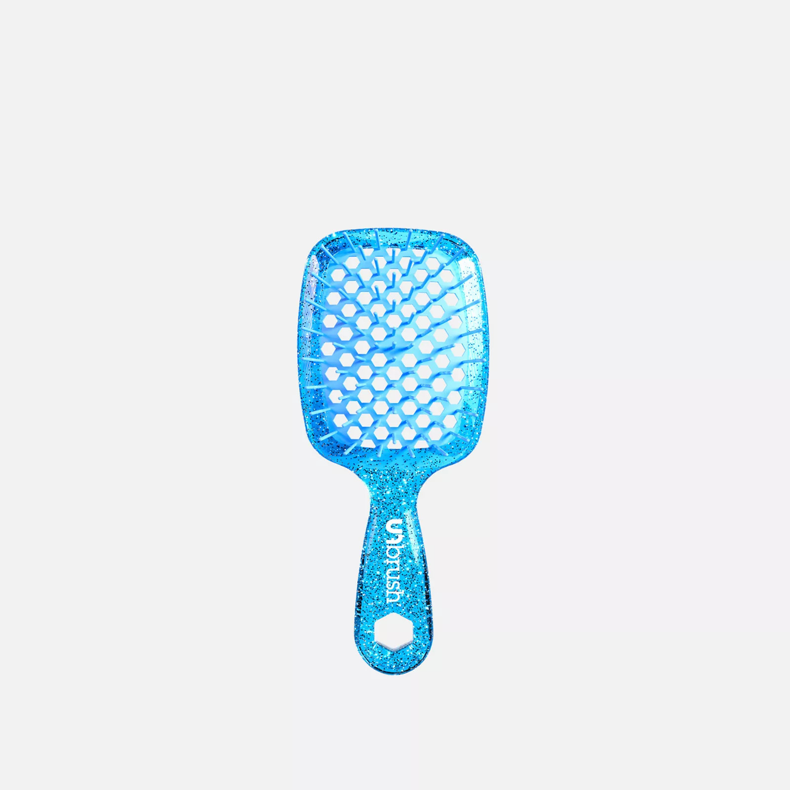 UNbrush Detangling Brush Mini Glitter, Blue Glitter | Kohl's
