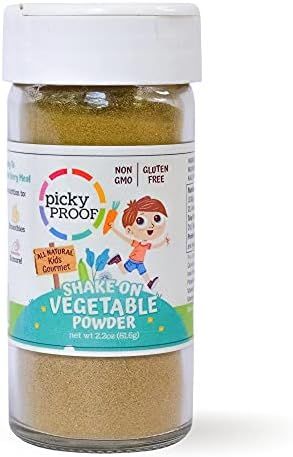 pickyPROOF All Natural Kid's Gourmet Shake On Vegetable Powder | Picky Proof Mild Tasting Veggie Sup | Amazon (US)