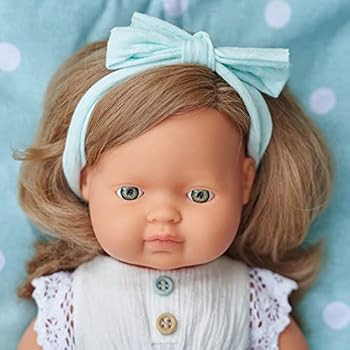 Miniland Baby Doll Caucasian Dirty Blond Girl 15'' in Retail Box | Amazon (US)