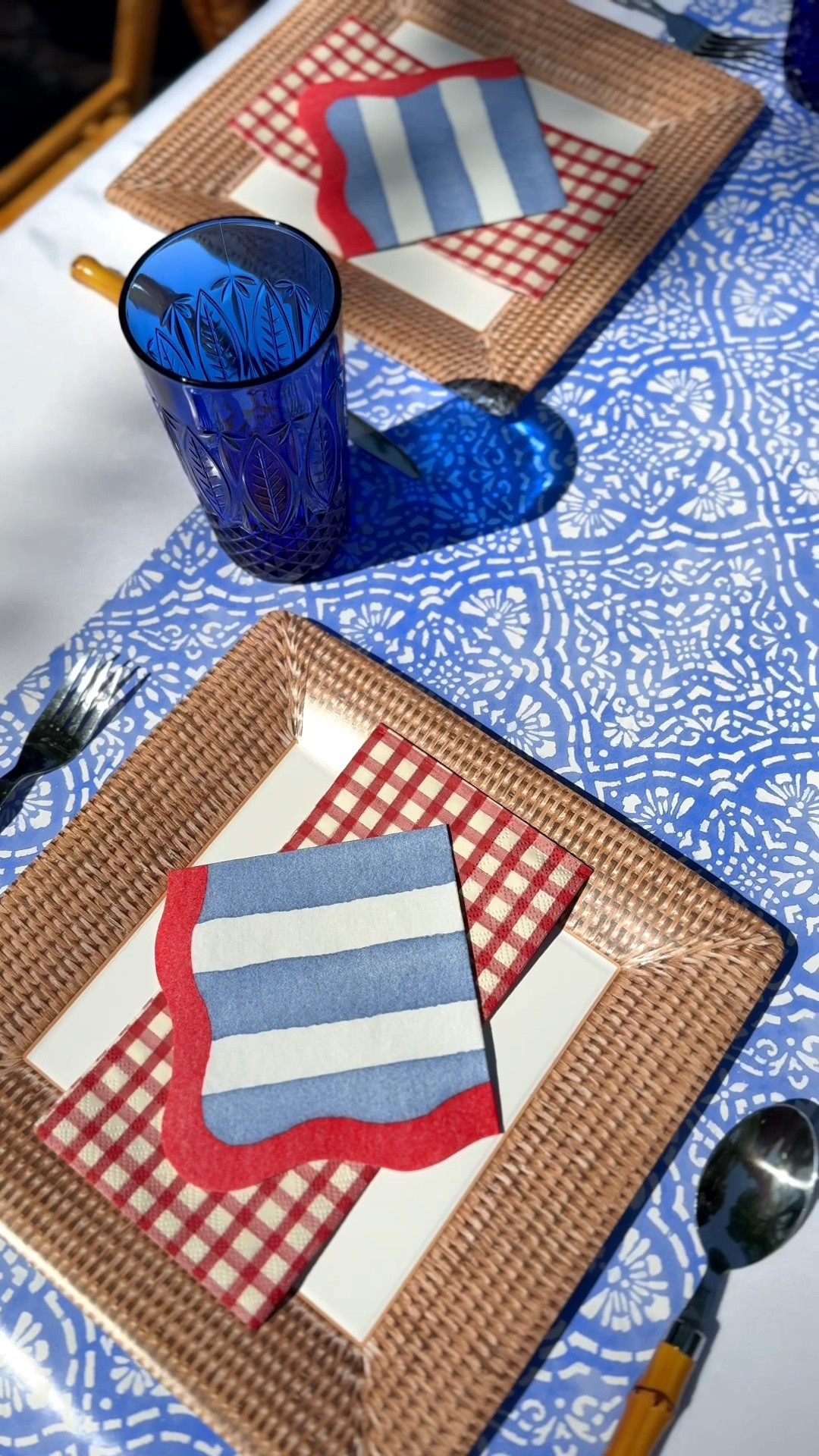 Easy Hosting Hack!

A super simple way to elevate the look of your tablescape is by adding a pop of color in your table runner! You don’t have to buy a new table runner for every event that you host. Instead, find a fun, affordable wrapping paper that fits your theme, cut the roll in half, and roll it out across the length of the table. Just like that you have created a fun focal point that your guests will love! 

#hostinghack #hostingideas #tablescapeinspo

#LTKdayinmylife #LTKHome #LTKSeasonal