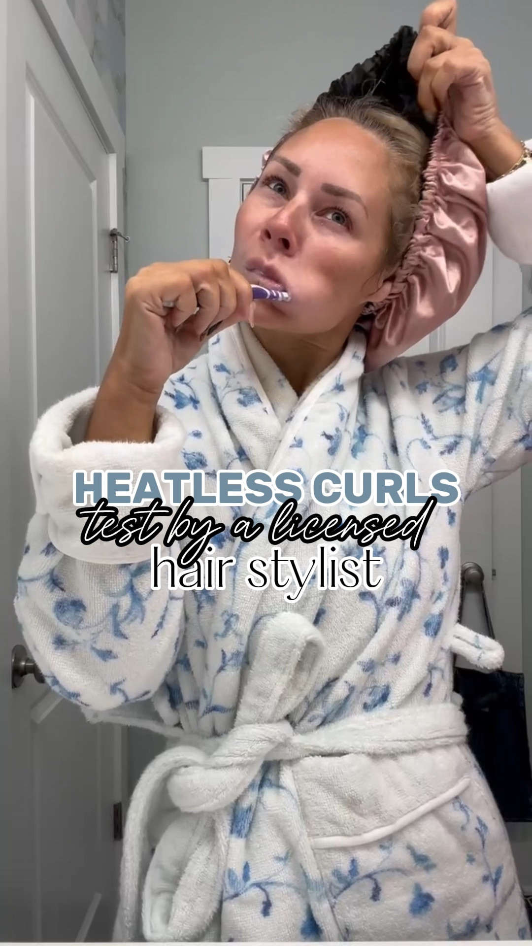 Heartless curling rod trial from a licensed hair stylist🤞🏼✨🤍 had to go again but was SUPER excited for the results the second time around!! 

heartless curls, robe, hair mask, hair treatment, satin bonnet, silk bonnet, wet brush, beauty, beauty finds, Amazon, Amazon beauty, Claire Tammaro 

#LTKVideo #LTKBeauty #LTKFindsUnder100