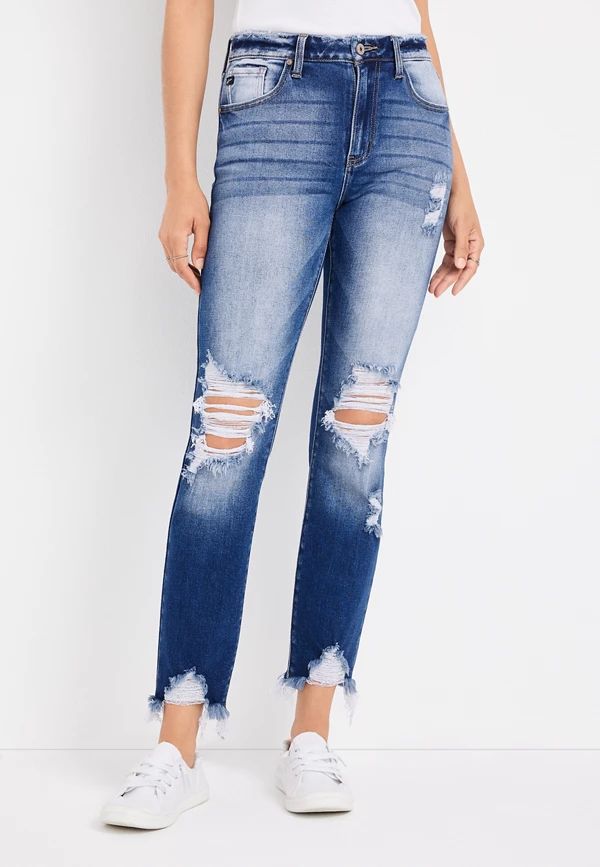 KanCan™ Straight High Rise Ripped Jean | Maurices