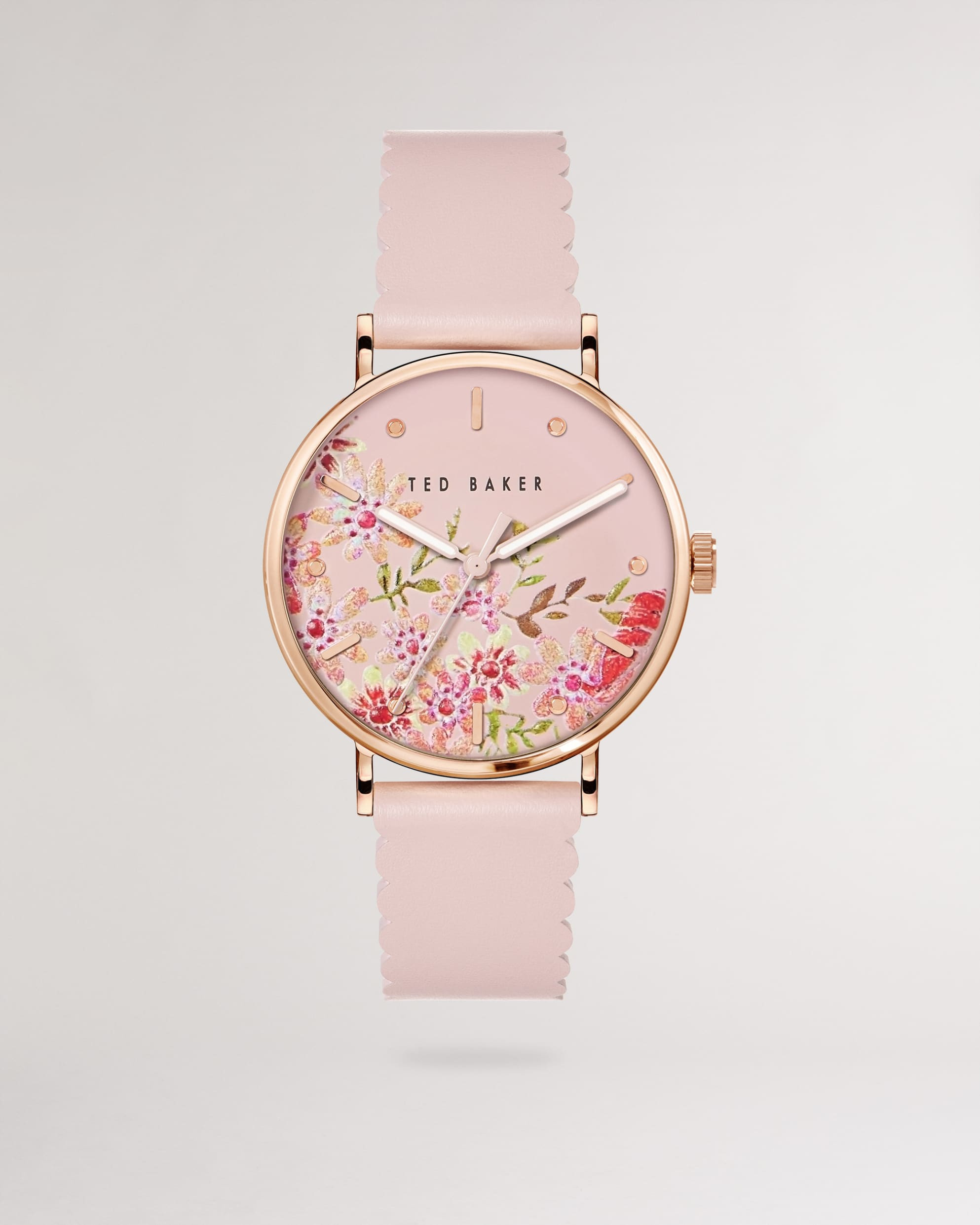 Floral Dial Leather Strap Watch | Ted Baker (US)