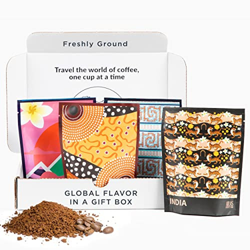 Atlas Coffee Club World of Coffee Discovery Set - Gourmet Coffee Gift Sampler - 4-Pack Variety Bo... | Amazon (US)
