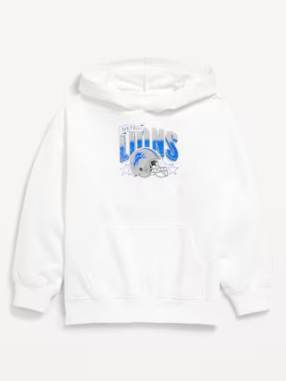Detroit Lions Oversized Pullover Hoodie for Boys | Old Navy (US)