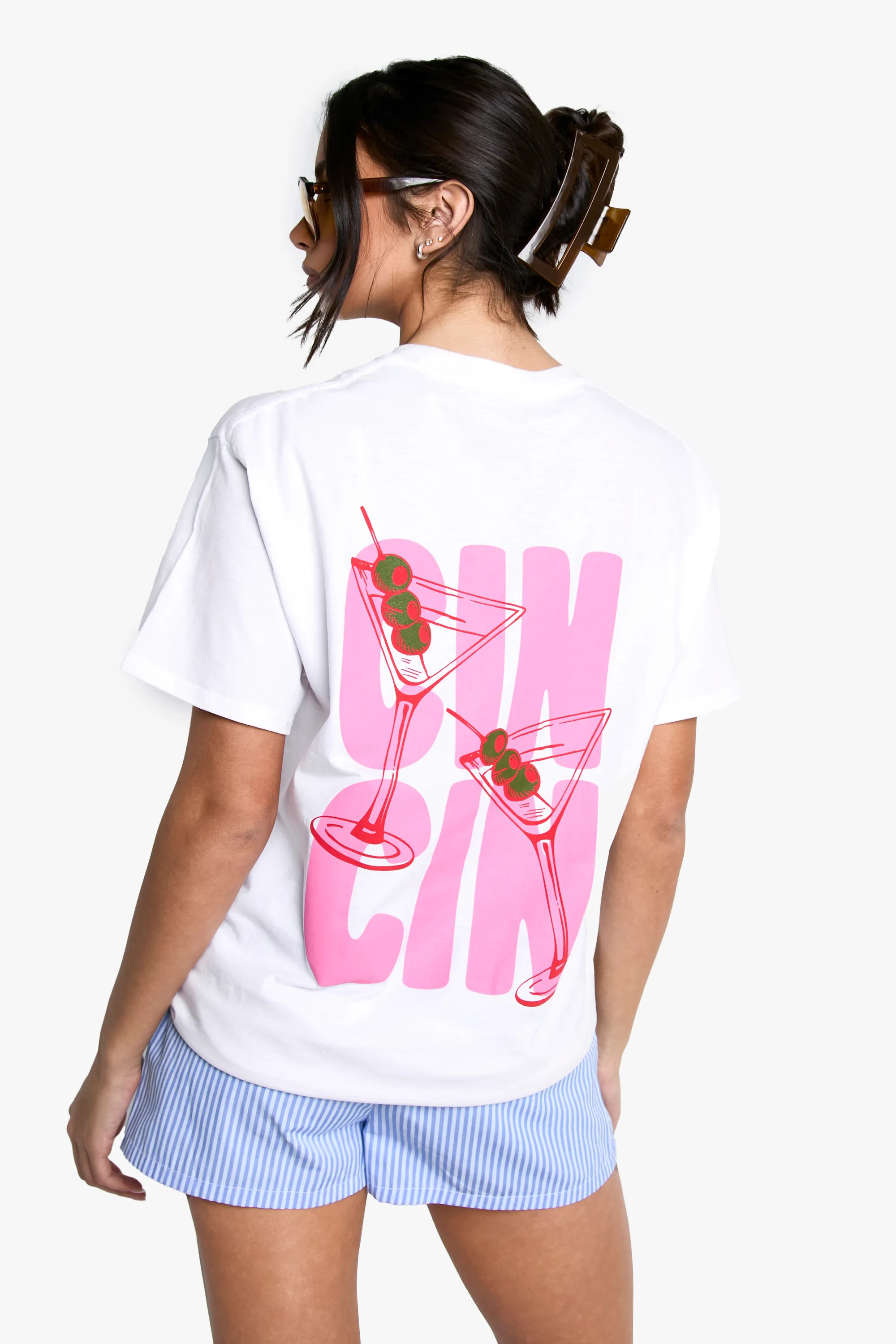 Cin Cin Oversized T-shirt | Boohoo.com (UK & IE)
